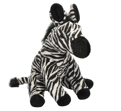 Zebra stuffed animal 12"/30cm Soft Plush Toy Cuddlekins Wild Republic ...