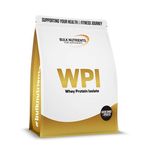 Whey Protein Isolate - WPI Powder Australia | Bulk Nutrients