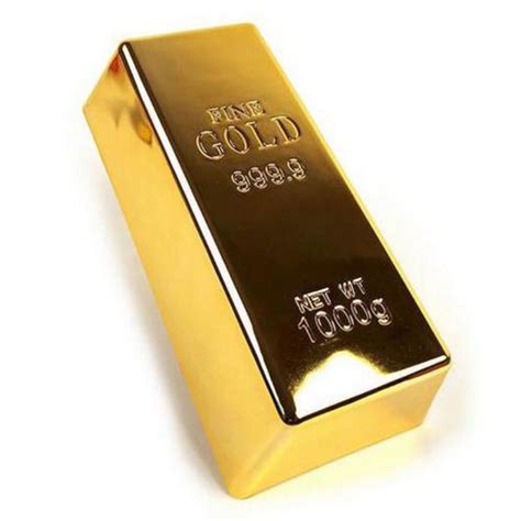 Buy 1kg Creative Gold Bar Bullion Door Stop Heavy Brick Paperweight ...