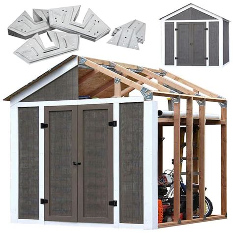 ShelterIT EZ Builder Storage Shed Kit 70087 - The Home Depot