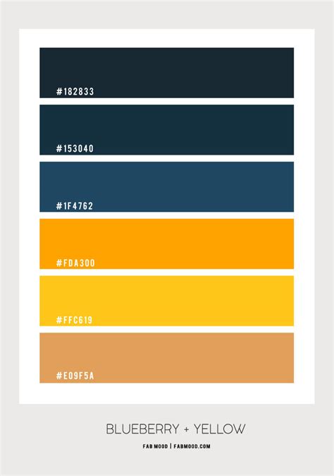 Blueberry and Yellow Color Scheme – Color Palette #72 1 - Fab Mood | Wedding Color, Haircuts ...