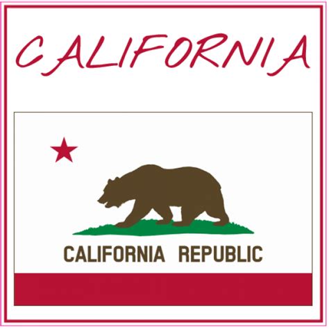 California Flag Sticker - U.S. Custom Stickers