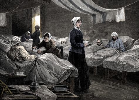 Florence Nightingale In The Barrack Hospital At Scutari