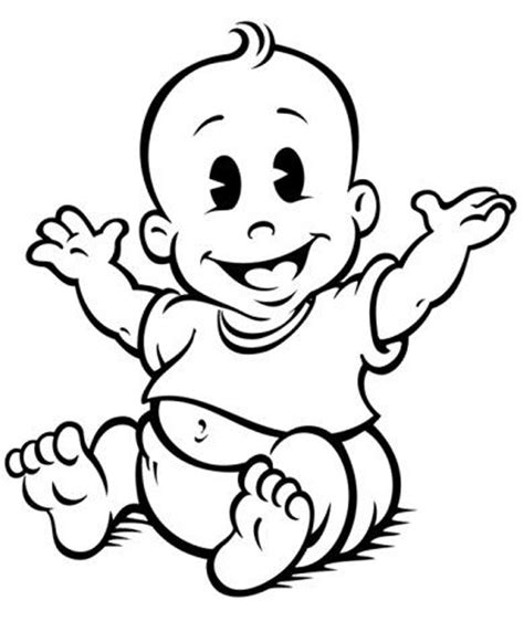 baby shower black and white clipart 20 free Cliparts | Download images on Clipground 2024