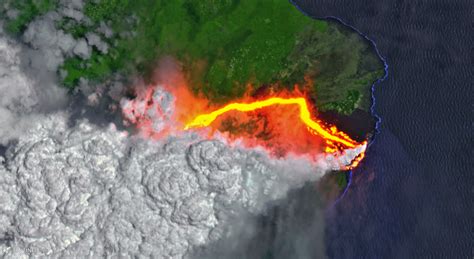 The drama and fury of Kilauea's volcano from space