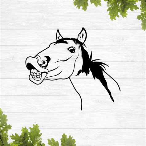 Horse Svg Horse Head Svg Funny Horse Svg - Etsy Canada