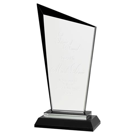 Premier Razor Glass Award - Black