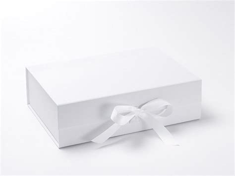 Sample Luxury White A4 Gift Box Sample - Foldabox UK and Europe