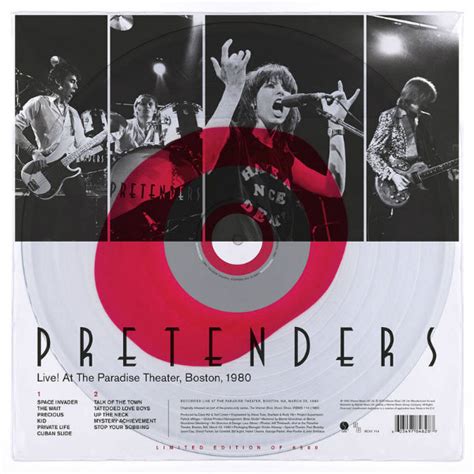 News – The Pretenders – Live! At the Paradise Theater, Boston, 1980 ...