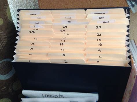 Getting Organized with a Tickler File - Journal of a Busy Mom