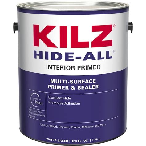 KILZ Hide-All Interior Multi-Purpose Water-Based Wall and Ceiling ...