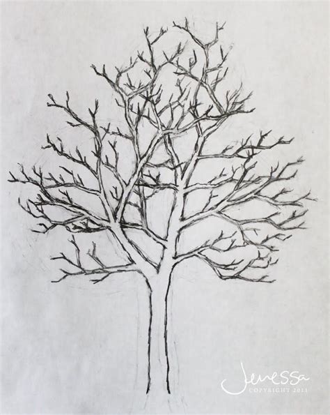 20+ Tree Drawing & Painting Ideas - Brighter Craft | Tree drawing, Tree art, Tree sketches