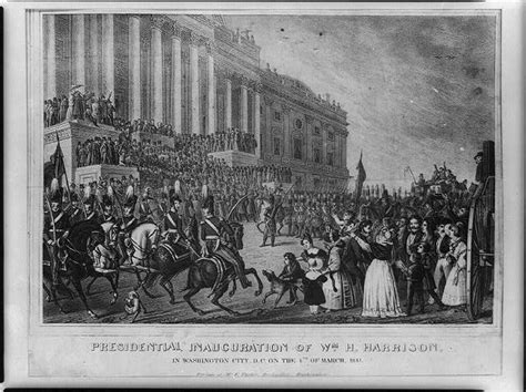 Presidential inauguration of Wm. H. Harrison, in Washington City, D.C ...