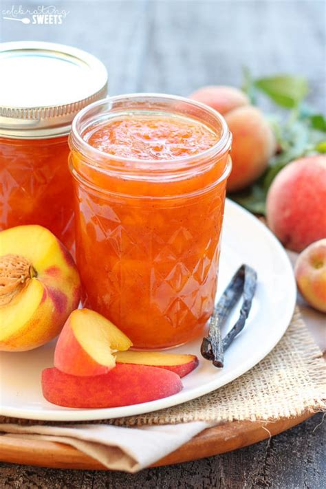 Easy Peach Jam - Celebrating Sweets