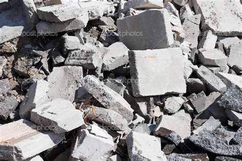 Concrete debris on construction site — Stock Photo © romantsubin #25762205