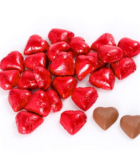 Foil Wrapped Chocolate Hearts – Walker’s Chocolates