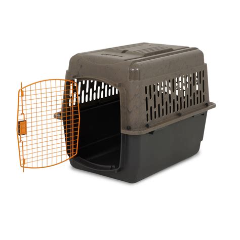 Dog Crate Large Travel Plastic Airline Approved Pet Kennel 36" Cage 50-70 lb | eBay