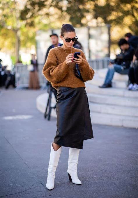 15 Trending Outfits With White Knee High Boots - Styleoholic