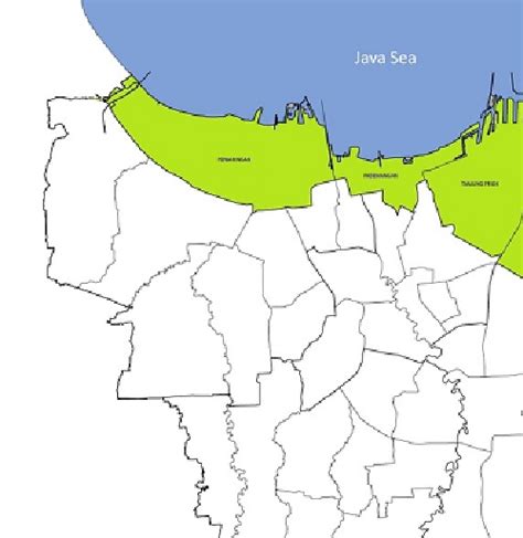 Peta Jakarta Utara HD Lengkap Ukuran Besar dan Keterangannya