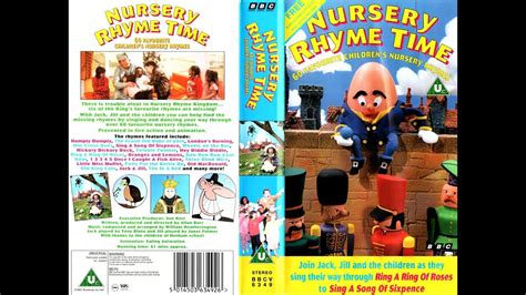 Nursery Rhyme Time! (1995 UK VHS) - YouTube