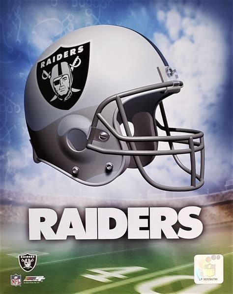 Las Vegas Raiders NFL Helmet Logo Photo - 8" x 10" - Dragon Sports