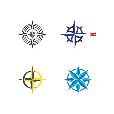 Compass Logo Template vector icon 7864946 Vector Art at Vecteezy