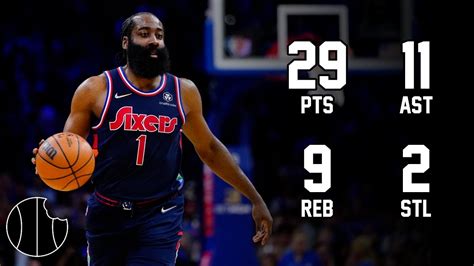 James Harden Highlights | 76ers vs. Pacers | 24th Oct 2022 - YouTube