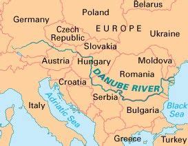 Map Of Danube River In Germany - Cape May County Map