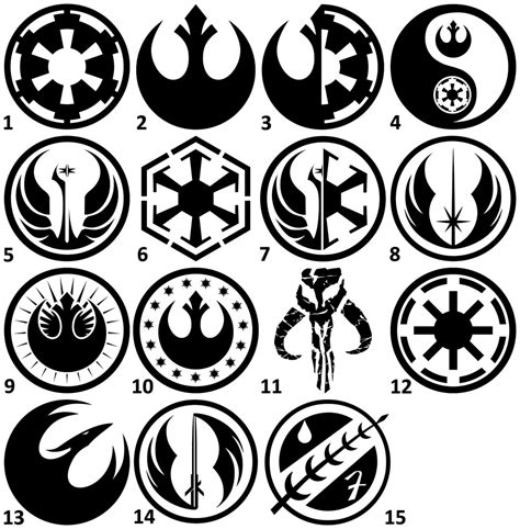 Star Wars Logos Vinyl Decals - Etsy Hong Kong