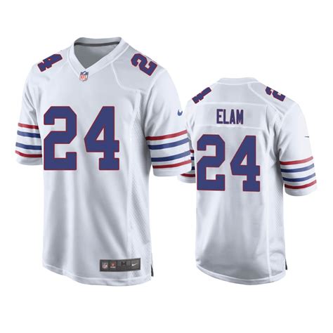 Buffalo Bills Kaiir Elam White Alternate Game Jersey - NB Jersey