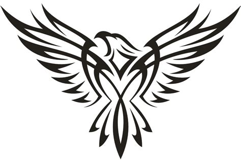 tribal eagle tattoo - Clip Art Library
