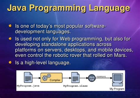 Chapter 1. java programming language overview