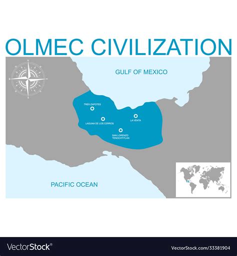 Olmec Territory Map