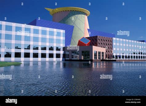 Team Disney Building, Orlando, Florida, USA, United States, America, architecture, colours ...