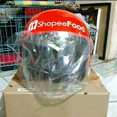 Jual Pelindung Kepala-Kabuto-Helem-Helmet-Helm Food Driver-Helm Ojol-Helm Ojek Online-Bike ...