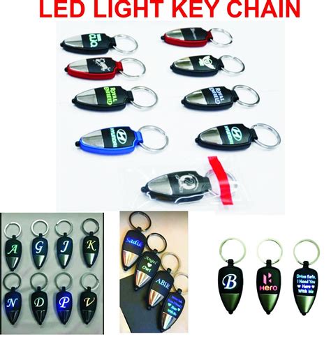 LED Light Key Chain Plain / Customized at Rs 38/piece | Key Chain Light ...