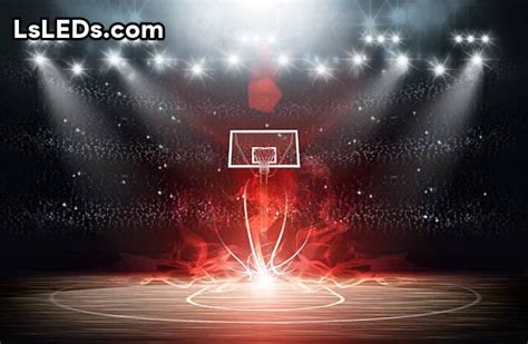 Outdoor basketball court lighting - Lsleds