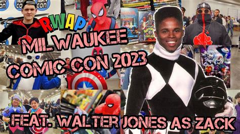 MILWAUKEE COMIC CON 2023 (FEAT. Walter E. Jones from Mighty Morphin) - YouTube