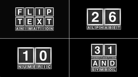 Flip Text, Motion Graphics | VideoHive