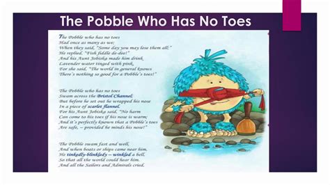 English Alive 6 Reader, Poem the Pobble Who Has No Toes by Edward Lear (HARPER COLLINS) - YouTube