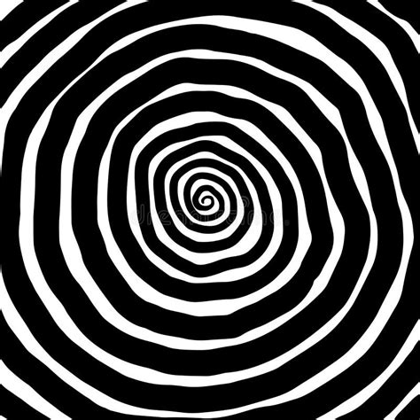 Hypnosis Spiral, Stress, Strain, Optical Illusion Stock Vector ...