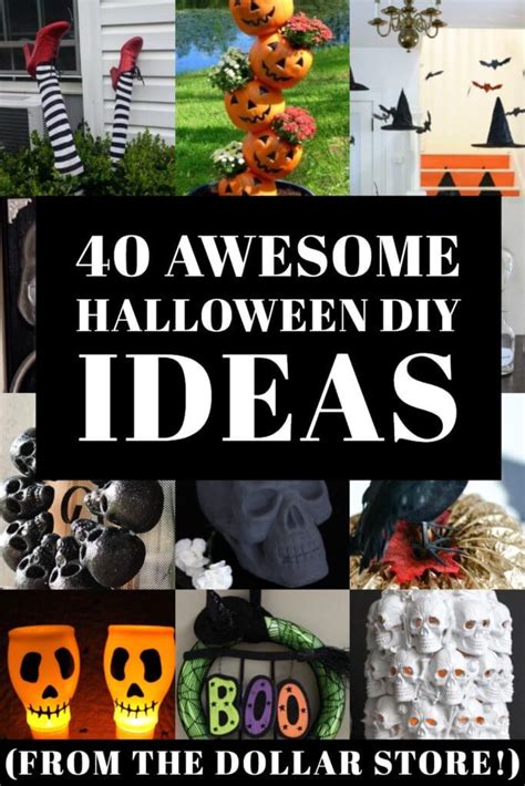 Dollar Store Halloween Decoration Ideas High End Look On the Cheap