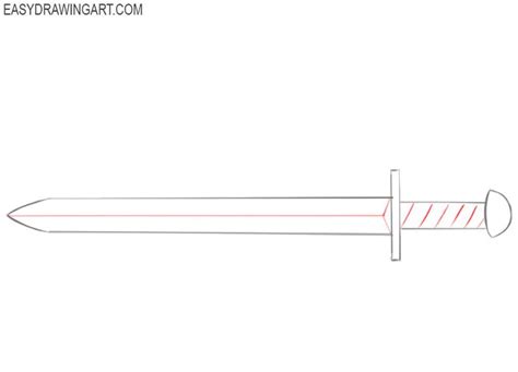 How to Draw a Sword | Easy Drawing Art | Sword drawing, Drawings, Draw animals for kids