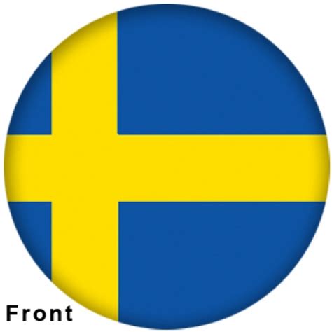 Swedish Flag Bowling Ball