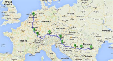 Twelve Countries, Nine Days, 350 Euro - European Road Trip Volume One