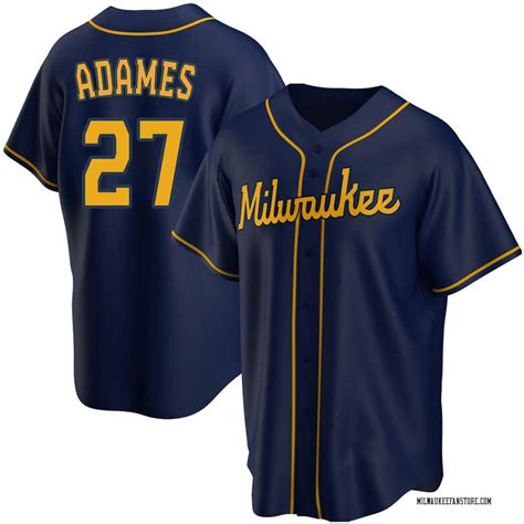 Willy Adames Jersey, Authentic Brewers Willy Adames Jerseys & Uniform ...