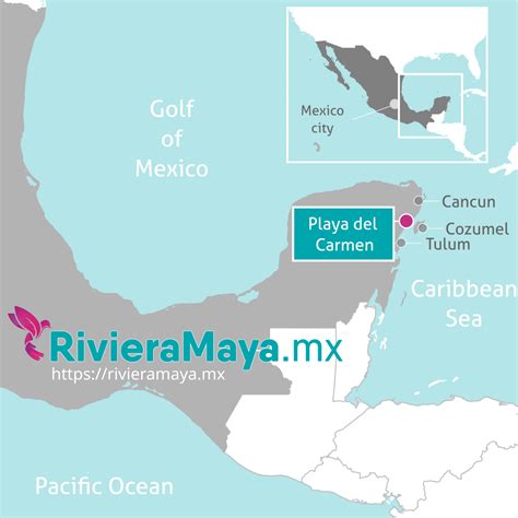 Playa del Carmen Map - Riviera Maya