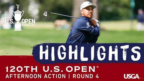 2020 U.S. Open Highlights, Round 4: Afternoon Action - YouTube