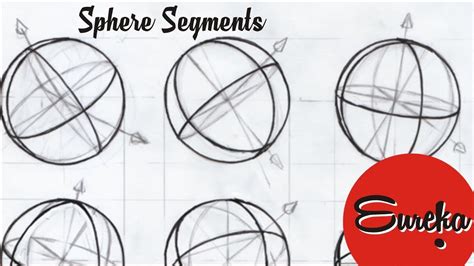 Drawing tutorial │Drawing sphere segments - YouTube
