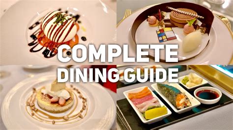 Sky Princess Complete Dining Guide inc. Chef's Table Lumiere! Your ...